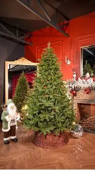 Snowspire Christmas Tree PE+PVC 210 CM  With Mixed Silicone Needle - ნაძვის ხე შერეული სილიკონის წიწვებით, 2 image