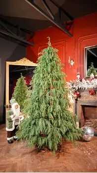 Pinecrest Christmas Tree PE 210 CM  - ნაძვის ხე 100% სილიკონი, 2 image