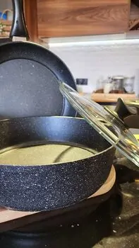 Kitchen Cookware Set Black ქვაბების კომპლექტი, 4 image