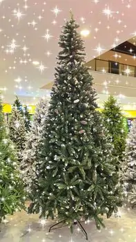 Christmas Tree With Pine Cones საახალწლო ნაძვის ხე გირჩებით 300 სმ, 9 image