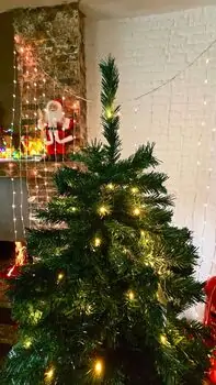Christmas Tree With Lights საახალწლო ნაძვის ხე განათებით 180 სმ, 3 image