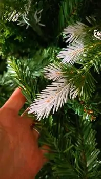 Christmas Tree 180 CM PE+PVC საახალწლო ნაძვის ხე შერეული სილიკონის წიწვებით, 8 image