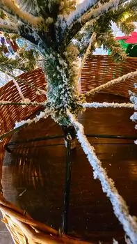 Christmas Tree With Lights 210 CM Snow-Covered საახალწლო ნაძვის ხე დათოვლილი ტოტებით და განათებით, 12 image