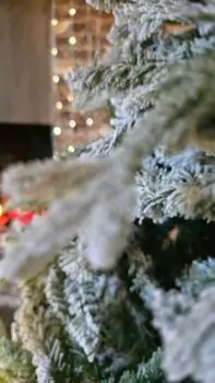 Christmas Tree 240 CM PE+PVC Snow-Covered  - დათოვლილი ნაძვის ხე შერეული სილიკონის წიწვებით, 5 image