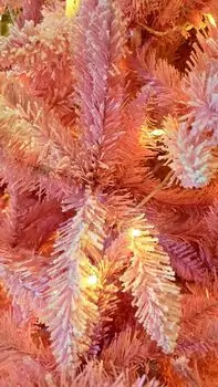 Pink Christmas Tree  210 CM With Lights - ვარდისფერი ნაძვის ხე განათებით, 6 image