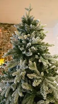 Christmas Tree 240 CM PE+PVC Snow-Covered  - დათოვლილი ნაძვის ხე შერეული სილიკონის წიწვებით, 3 image