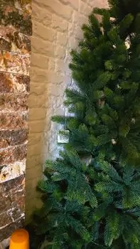 Half Christmas Tree 180 CM PE - კედლის ნაძვის ხე 100 % სილიკონი, 4 image