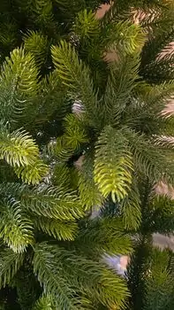 Half Christmas Tree 180 CM PE - კედლის ნაძვის ხე 100 % სილიკონი, 7 image