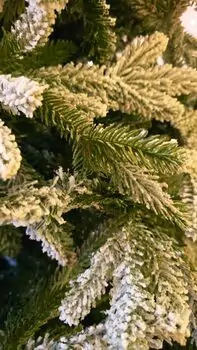 Christmas Tree 240 CM PE+PVC Snow-Covered  - დათოვლილი ნაძვის ხე შერეული სილიკონის წიწვებით, 7 image
