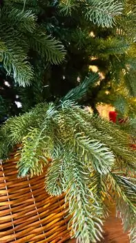 Christmas Tree 210 CM PE + PVC  - საახალწლო ნაძვის ხე შერეული სილიკონის წიწვებით, 4 image