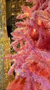 Pink Christmas Tree  210 CM With Lights - ვარდისფერი ნაძვის ხე განათებით, 5 image