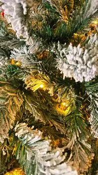 Christmas Tree With Lights 210 CM Snow-Covered საახალწლო ნაძვის ხე დათოვლილი ტოტებით და განათებით, 7 image
