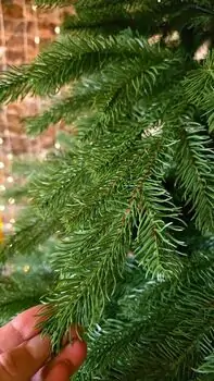 Christmas Tree 210 CM PE + PVC  - საახალწლო ნაძვის ხე შერეული სილიკონის წიწვებით, 7 image