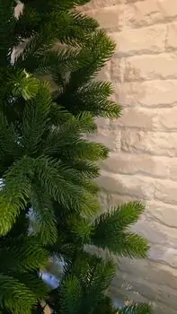 Half Christmas Tree 180 CM PE - კედლის ნაძვის ხე 100 % სილიკონი, 6 image