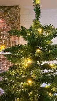 Christmas Tree 200 CM With Lights - ნაძვის ხე განათებით, 8 image