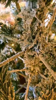 Christmas Tree With Lights 210 CM Snow-Covered საახალწლო ნაძვის ხე დათოვლილი ტოტებით და განათებით, 8 image