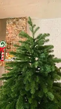 Christmas Tree 210 CM PE + PVC  - საახალწლო ნაძვის ხე შერეული სილიკონის წიწვებით, 2 image