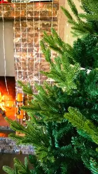 Christmas Tree 210 CM PE + PVC - ნაძვის ხე შერეული სილიკონის წიწვებით, 13 image