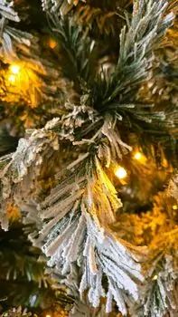 Christmas Tree With Lights 210 CM Snow-Covered საახალწლო ნაძვის ხე დათოვლილი ტოტებით და განათებით, 4 image