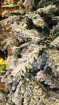 Christmas Tree 240 CM Snow-Covered - საახალწლო ნაძვის ხე დათოვლილი ტოტებით, 2 image