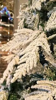 Christmas Tree 270 CM PE + PVC Snow-Covered  დათოვლილი ნაძვის ხე შერეული სილიკონის წიწვებით, 8 image
