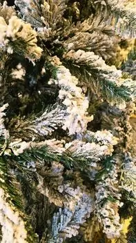 Christmas Tree 180 CM Snow-Covered საახალწლო ნაძვის ხე დათოვლილი ტოტებით, 6 image
