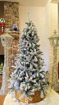 Christmas Tree 180 CM Snow-Covered საახალწლო ნაძვის ხე დათოვლილი ტოტებით, 8 image