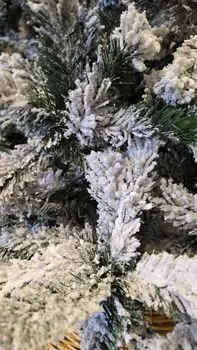 Christmas Tree 210 CM Snow-Covered - საახალწლო ნაძვის ხე დათოვლილი ტოტებით, 2 image
