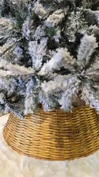 Christmas Tree 210 CM Snow-Covered - საახალწლო ნაძვის ხე დათოვლილი ტოტებით, 5 image