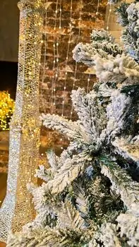 Christmas Tree 180 CM Snow-Covered საახალწლო ნაძვის ხე დათოვლილი ტოტებით, 5 image