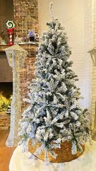Christmas Tree 180 CM Snow-Covered საახალწლო ნაძვის ხე დათოვლილი ტოტებით, 3 image