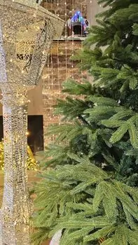 Christmas Tree PE + PVC 240 CM - საახალწლო ნაძვის ხე შერეული სილიკონის წიწვებით, 4 image