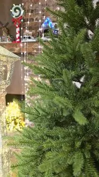 Christmas Tree PE 210 CM Light Green - საახალწლო ნაძვის ხე 100 % სილიკონი, 6 image