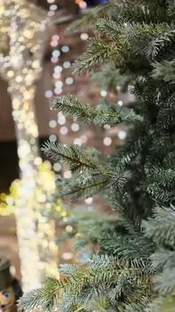 Christmas Tree PE + PVC 180 CM Light Green - საახალწლო ნაძვის ხე შერეული სილიკონის წიწვებით, 8 image