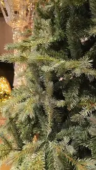 Christmas Tree PE + PVC 210 CM Light Green - საახალწლო ნაძვის ხე შერეული სილიკონის წიწვებით, 2 image