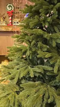 Christmas Tree PE + PVC 240 CM - საახალწლო ნაძვის ხე შერეული სილიკონის წიწვებით, 7 image