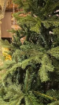 Christmas Tree PE + PVC 210 CM - საახალწლო ნაძვის ხე შერეული სილიკონის წიწვებით, 9 image