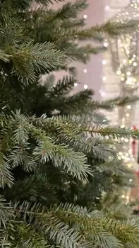 Christmas Tree PE + PVC 180 CM Light Green - საახალწლო ნაძვის ხე შერეული სილიკონის წიწვებით, 5 image