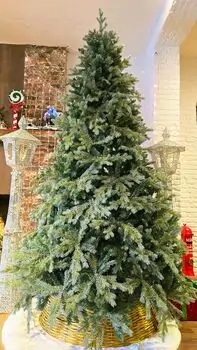 Christmas Tree PE + PVC 240 CM Light Green - საახალწლო ნაძვის ხე შერეული სილიკონის წიწვებით, 11 image