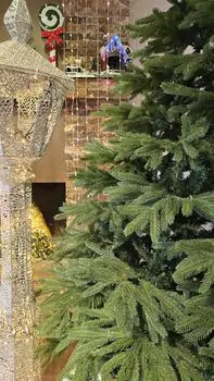 Christmas Tree PE + PVC 240 CM - საახალწლო ნაძვის ხე შერეული სილიკონის წიწვებით, 3 image