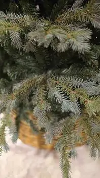 Christmas Tree PE + PVC 180 CM Light Green - საახალწლო ნაძვის ხე შერეული სილიკონის წიწვებით, 2 image
