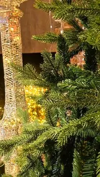 Christmas Tree PE + PVC 210 CM - საახალწლო ნაძვის ხე შერეული სილიკონის წიწვებით, 7 image