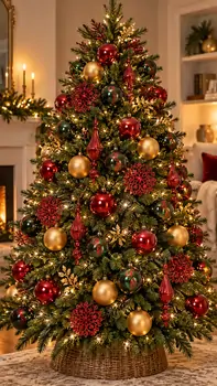 Christmas Jewel Ornament Set - ნაძვის ხის სათამაშოების ნაკრები, 2 image