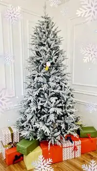 Snow-Covered Christmas Tree დათოვლილი საახალწლო ნაძვის ხე 240 სმ (OT744), 2 image