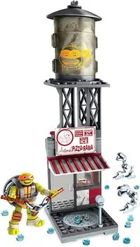 Mega Bloks Teenage Mutant Ninja Turtles Mikey Pizzeria Showdown სათამაშო კონსტრუქტორი DMX51, 2 image