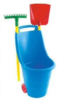 Mochtoys-ის ბაღის სამუშაოების ნაკრები MOCHTOYS 11242 GARDEN CART