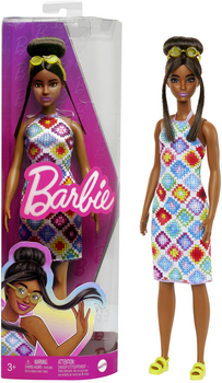 Barbie Doll Fashionista In a Bright Dress - ბარბის თოჯინა