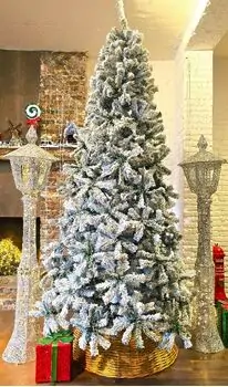 Christmas Tree 240 CM Snow-Covered - საახალწლო ნაძვის ხე დათოვლილი ტოტებით