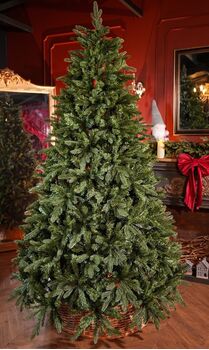 Christmas Tree PE + PVC 240 CM - ნაძვის ხე შერეული სილიკონის წიწვებით