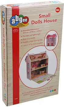 WOODEN PLAYHOUSE WITH ACCESSORIES  ხის სათამაშო თოჯინის სამ სართულიანი სახლი TX1092, 7 image